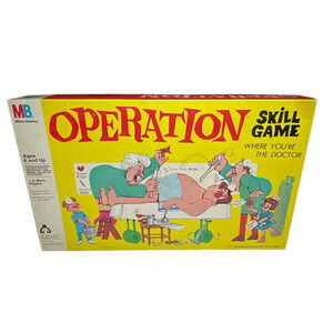 VTG 1965 Milton Bradley Operation Skill Game 4545 Missing Parts Tested Working